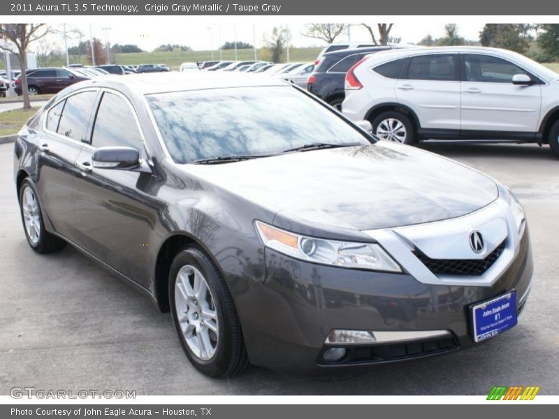 Grigio Gray Metallic / Taupe Gray 2011 Acura TL 3.5 Technology