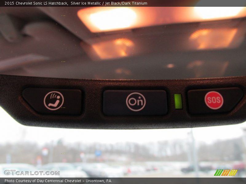 Silver Ice Metallic / Jet Black/Dark Titanium 2015 Chevrolet Sonic LS Hatchback
