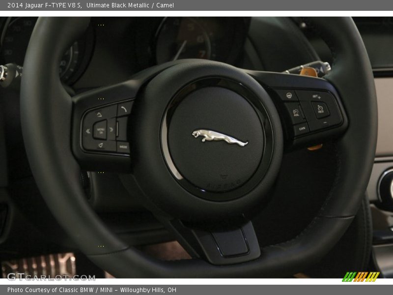 Ultimate Black Metallic / Camel 2014 Jaguar F-TYPE V8 S