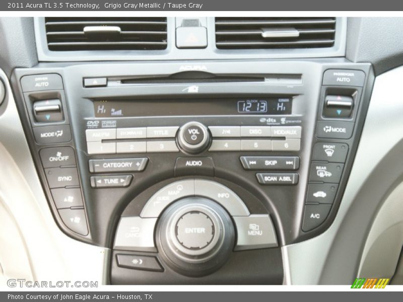 Grigio Gray Metallic / Taupe Gray 2011 Acura TL 3.5 Technology