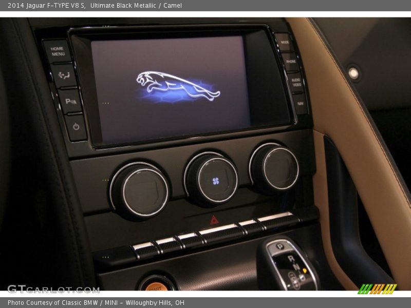 Ultimate Black Metallic / Camel 2014 Jaguar F-TYPE V8 S