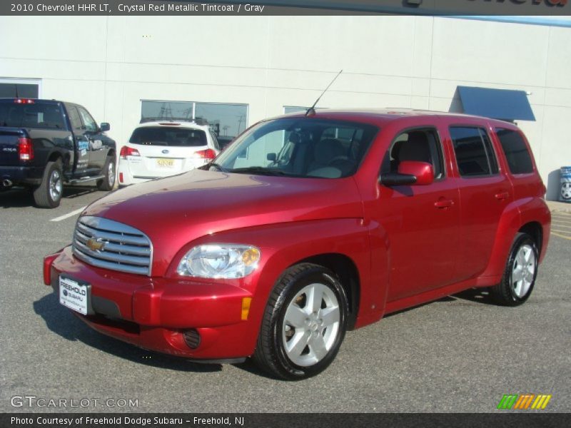 Crystal Red Metallic Tintcoat / Gray 2010 Chevrolet HHR LT