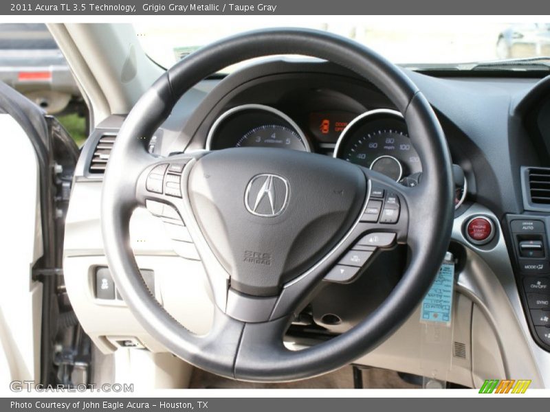 Grigio Gray Metallic / Taupe Gray 2011 Acura TL 3.5 Technology