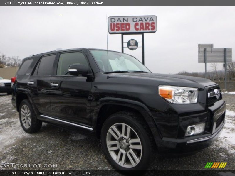 Black / Black Leather 2013 Toyota 4Runner Limited 4x4