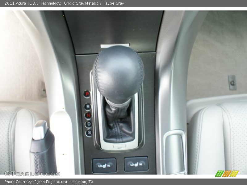 Grigio Gray Metallic / Taupe Gray 2011 Acura TL 3.5 Technology