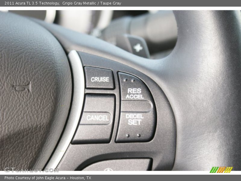 Grigio Gray Metallic / Taupe Gray 2011 Acura TL 3.5 Technology