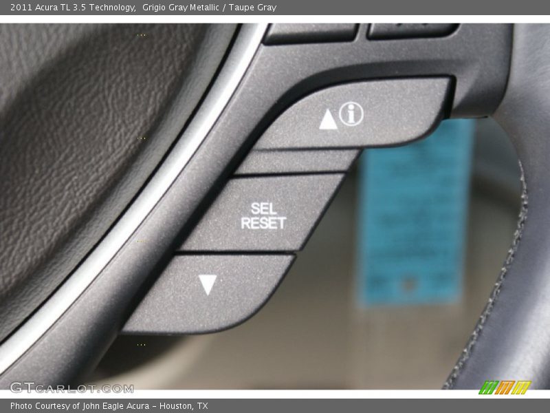 Grigio Gray Metallic / Taupe Gray 2011 Acura TL 3.5 Technology