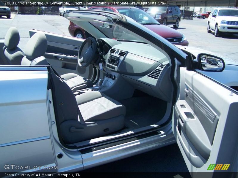 Bright Silver Metallic / Dark Slate Gray/Light Slate Gray 2008 Chrysler Sebring LX Convertible