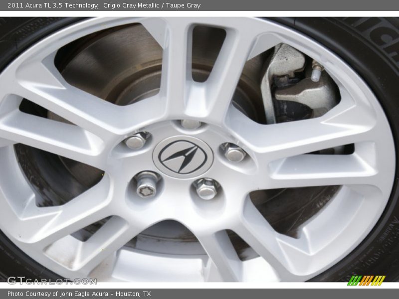 Grigio Gray Metallic / Taupe Gray 2011 Acura TL 3.5 Technology