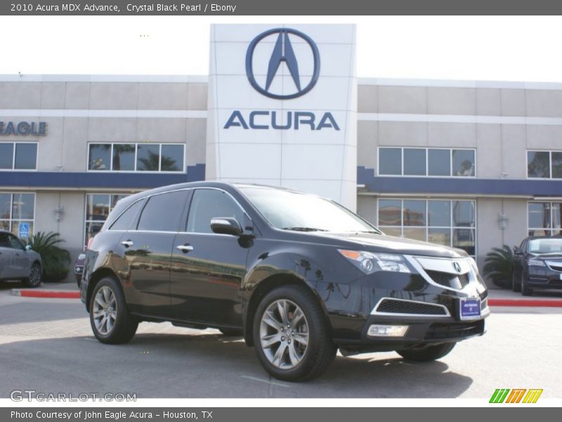 Crystal Black Pearl / Ebony 2010 Acura MDX Advance