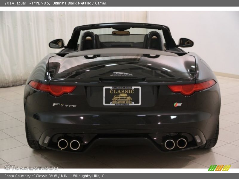 Ultimate Black Metallic / Camel 2014 Jaguar F-TYPE V8 S