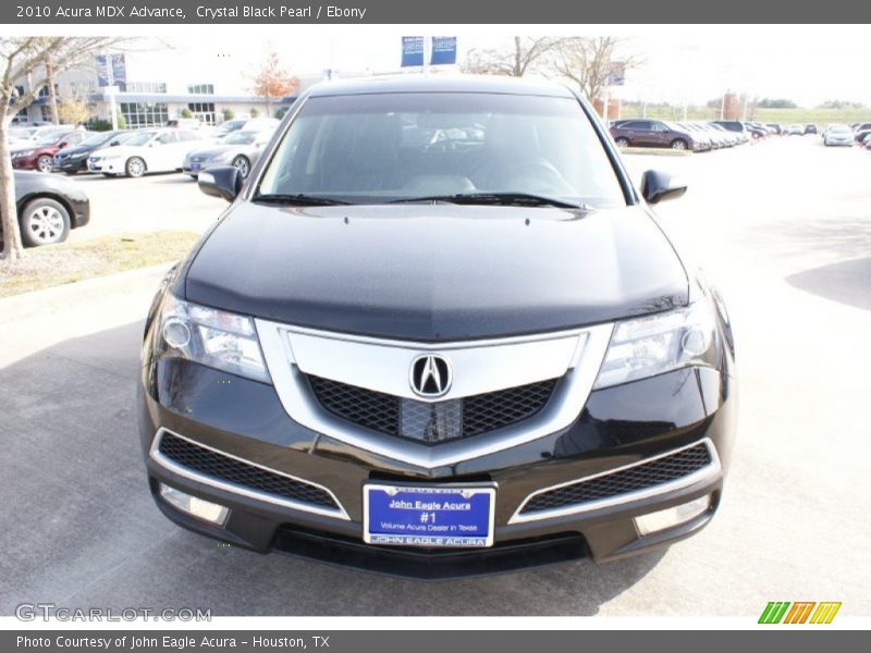 Crystal Black Pearl / Ebony 2010 Acura MDX Advance