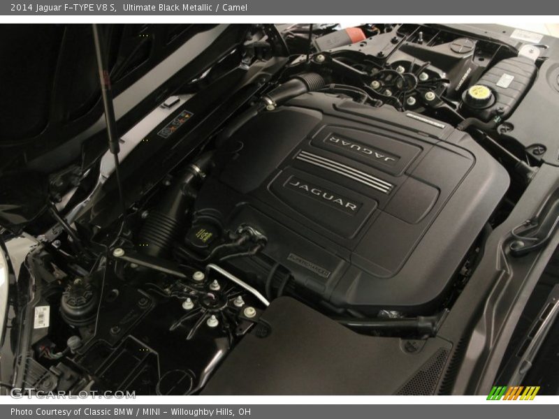 Ultimate Black Metallic / Camel 2014 Jaguar F-TYPE V8 S