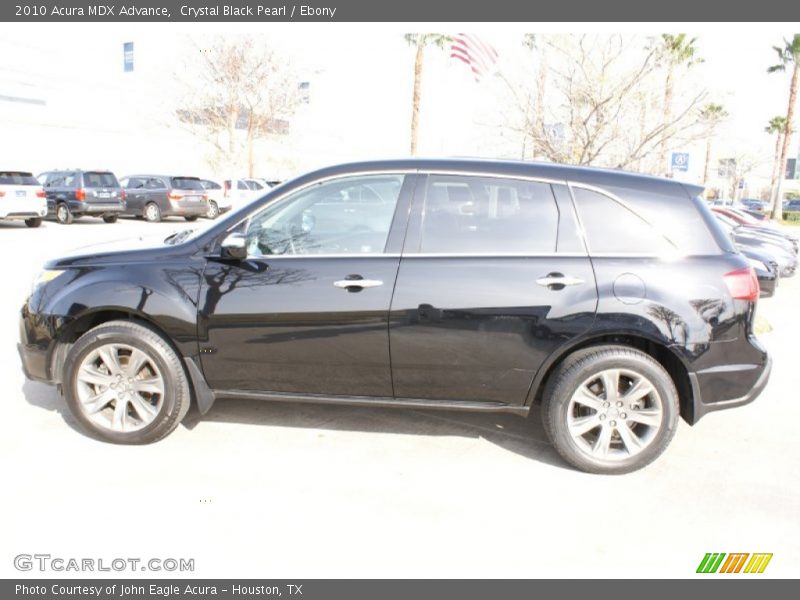 Crystal Black Pearl / Ebony 2010 Acura MDX Advance