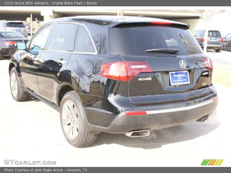 Crystal Black Pearl / Ebony 2010 Acura MDX Advance