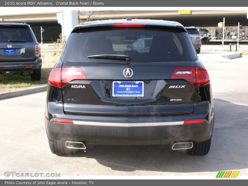 Crystal Black Pearl / Ebony 2010 Acura MDX Advance