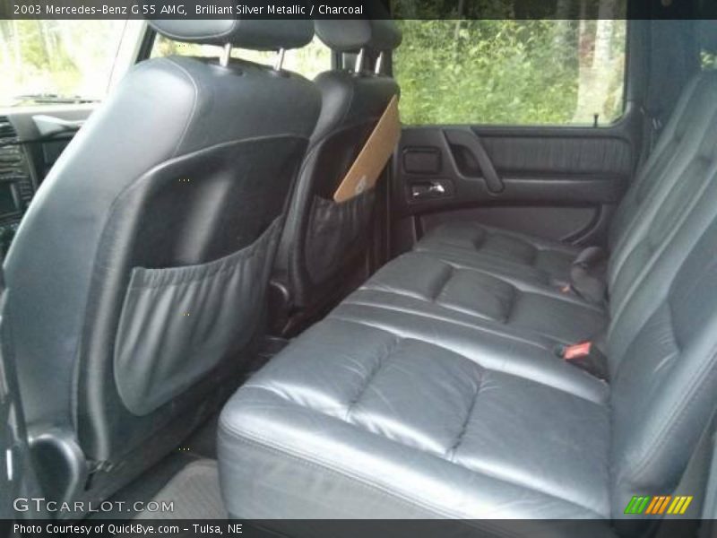 Brilliant Silver Metallic / Charcoal 2003 Mercedes-Benz G 55 AMG