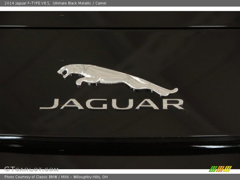 Ultimate Black Metallic / Camel 2014 Jaguar F-TYPE V8 S
