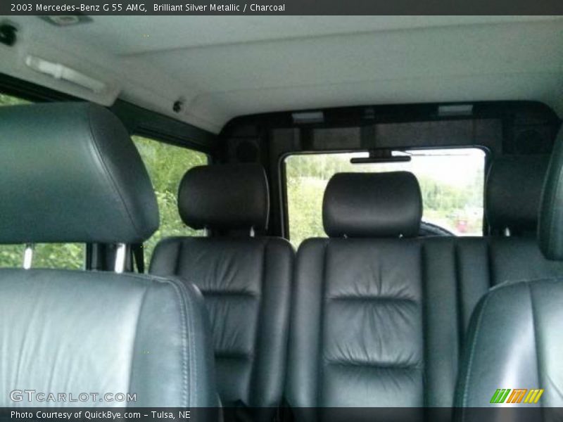 Brilliant Silver Metallic / Charcoal 2003 Mercedes-Benz G 55 AMG