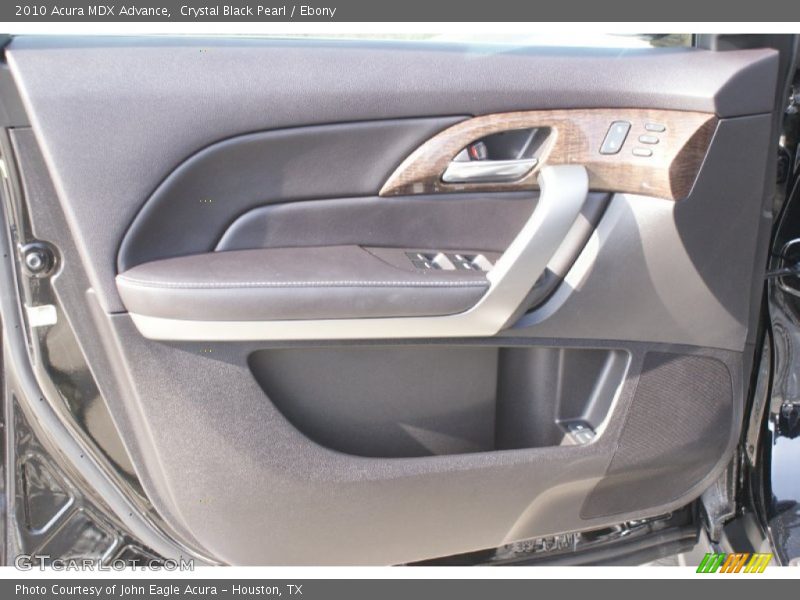 Crystal Black Pearl / Ebony 2010 Acura MDX Advance
