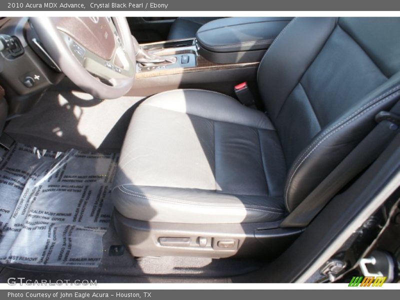 Crystal Black Pearl / Ebony 2010 Acura MDX Advance