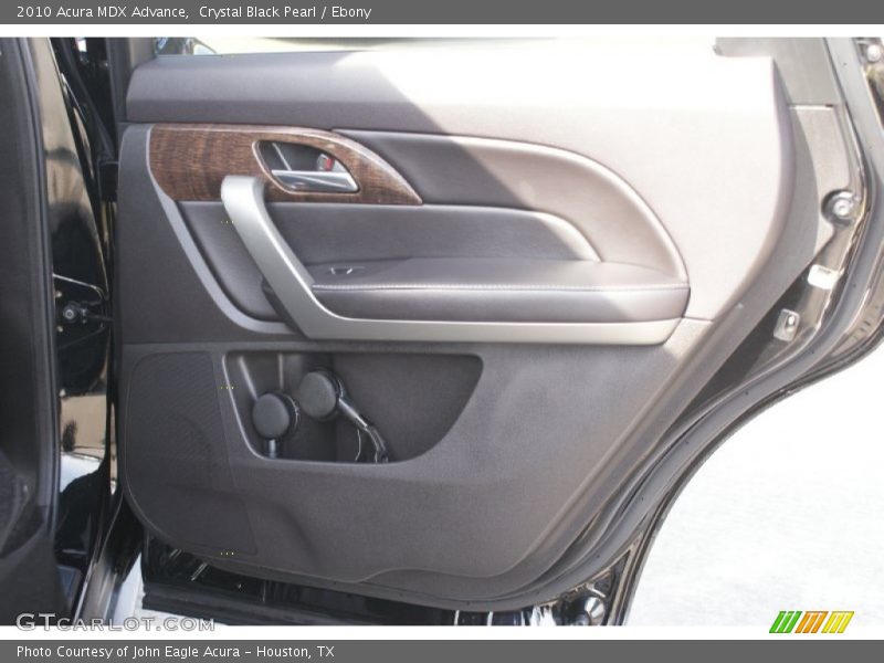 Crystal Black Pearl / Ebony 2010 Acura MDX Advance