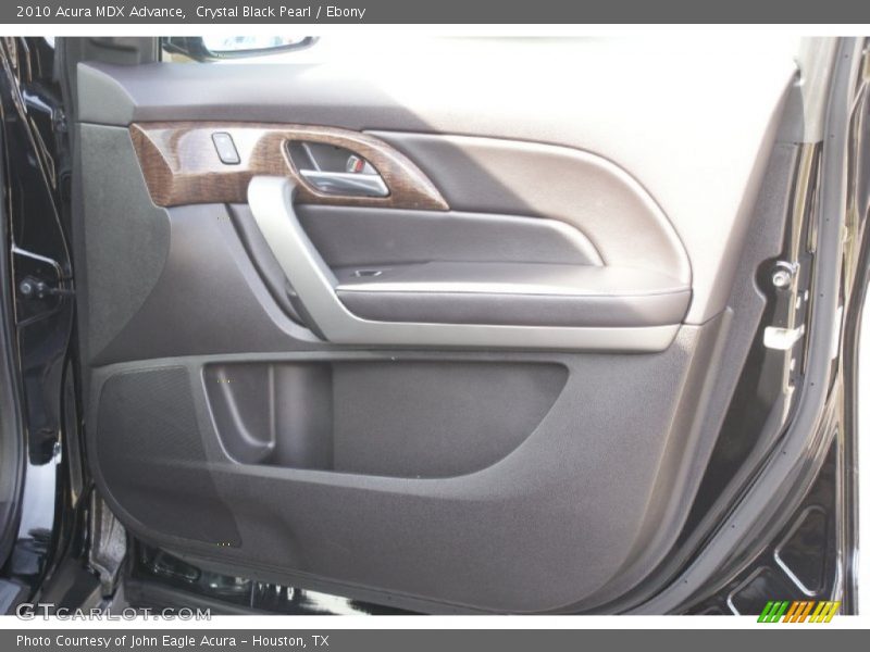 Crystal Black Pearl / Ebony 2010 Acura MDX Advance