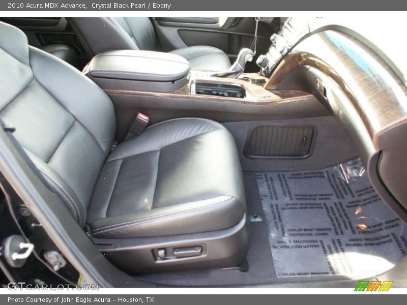 Crystal Black Pearl / Ebony 2010 Acura MDX Advance