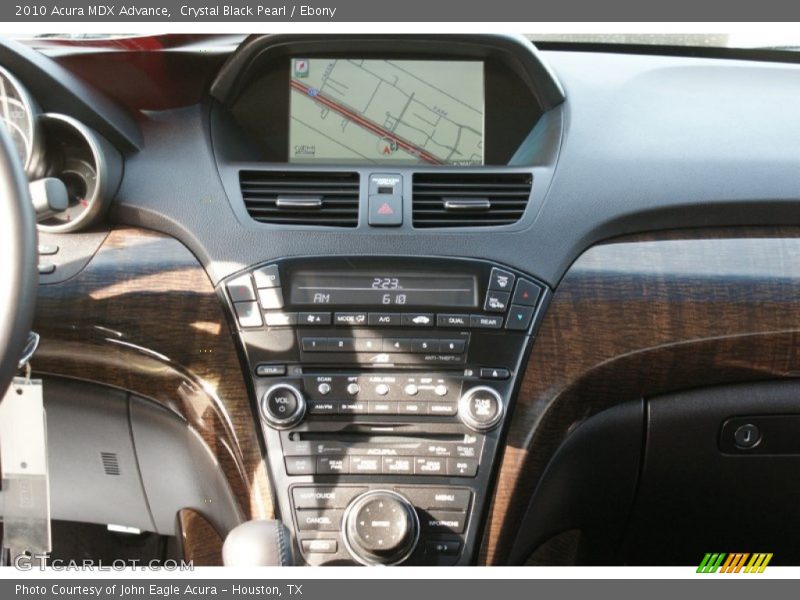 Crystal Black Pearl / Ebony 2010 Acura MDX Advance