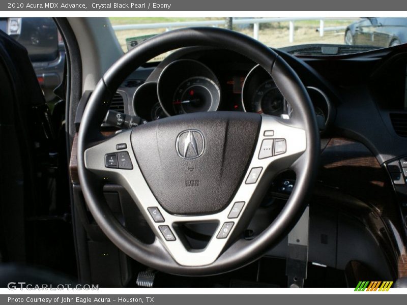 Crystal Black Pearl / Ebony 2010 Acura MDX Advance