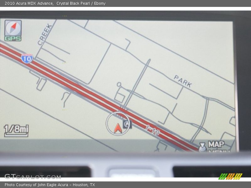 Crystal Black Pearl / Ebony 2010 Acura MDX Advance