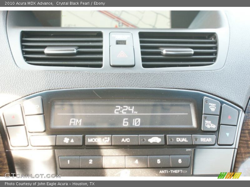 Crystal Black Pearl / Ebony 2010 Acura MDX Advance