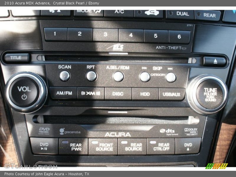Crystal Black Pearl / Ebony 2010 Acura MDX Advance