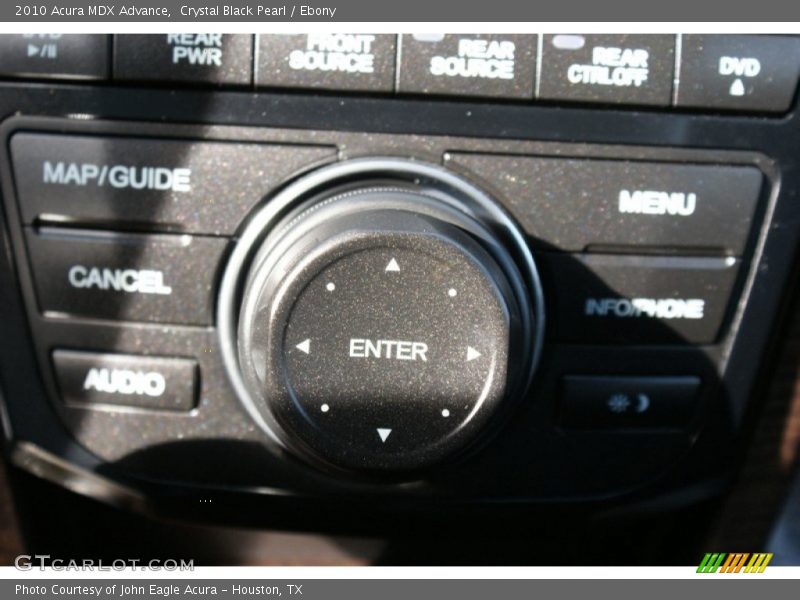 Crystal Black Pearl / Ebony 2010 Acura MDX Advance