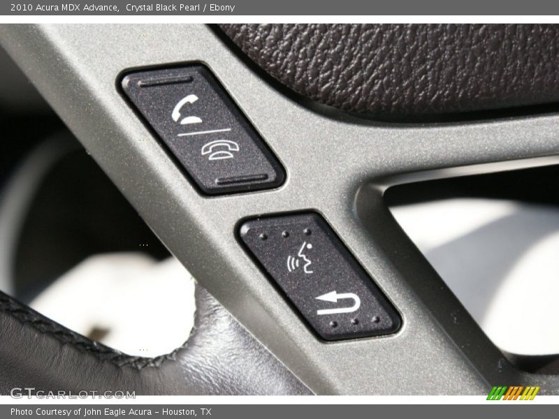 Crystal Black Pearl / Ebony 2010 Acura MDX Advance