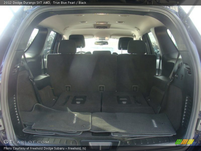 True Blue Pearl / Black 2012 Dodge Durango SXT AWD