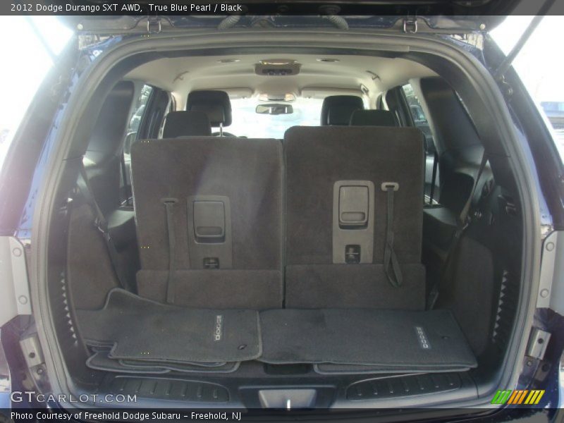 True Blue Pearl / Black 2012 Dodge Durango SXT AWD