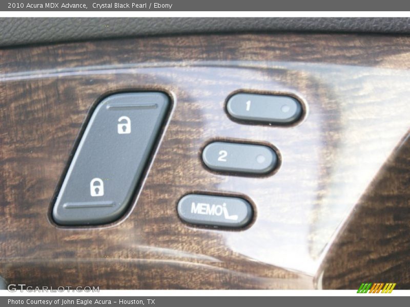 Crystal Black Pearl / Ebony 2010 Acura MDX Advance