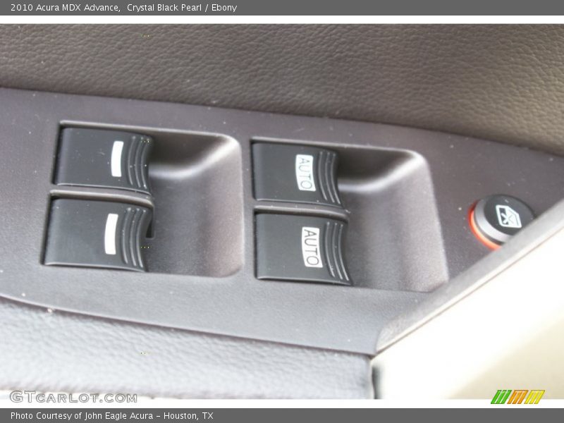 Crystal Black Pearl / Ebony 2010 Acura MDX Advance