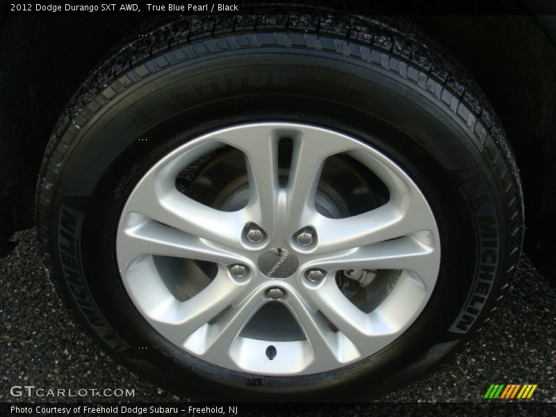 True Blue Pearl / Black 2012 Dodge Durango SXT AWD