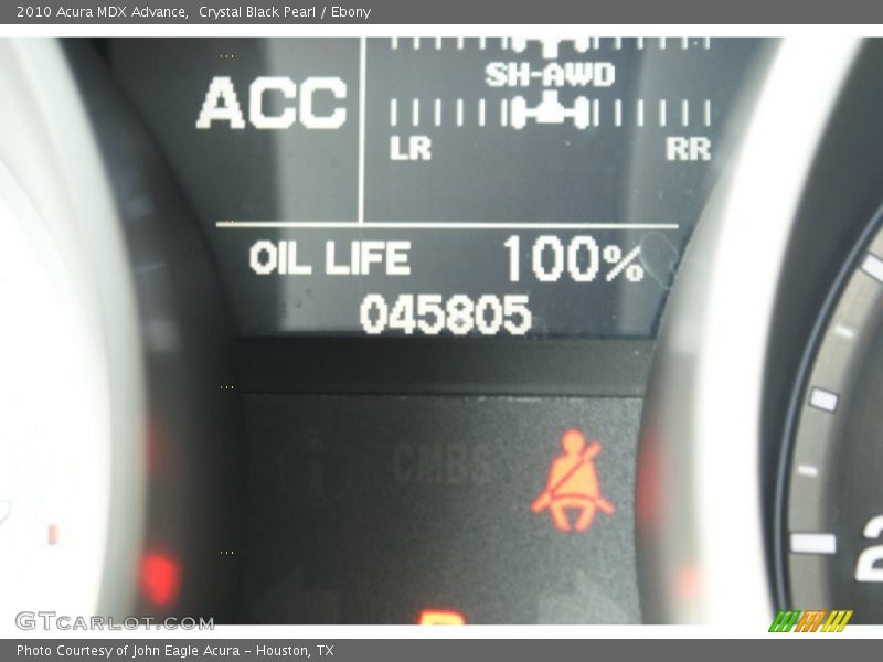 Crystal Black Pearl / Ebony 2010 Acura MDX Advance