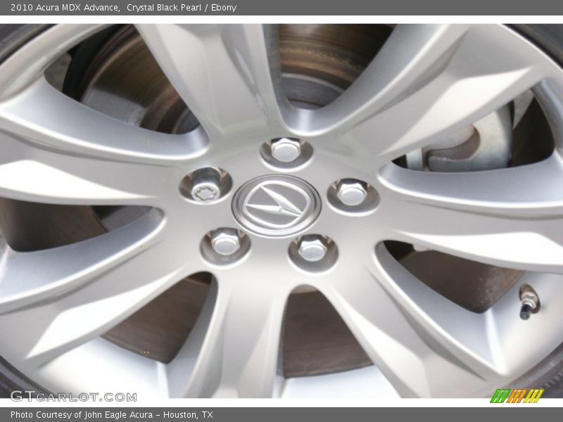 Crystal Black Pearl / Ebony 2010 Acura MDX Advance