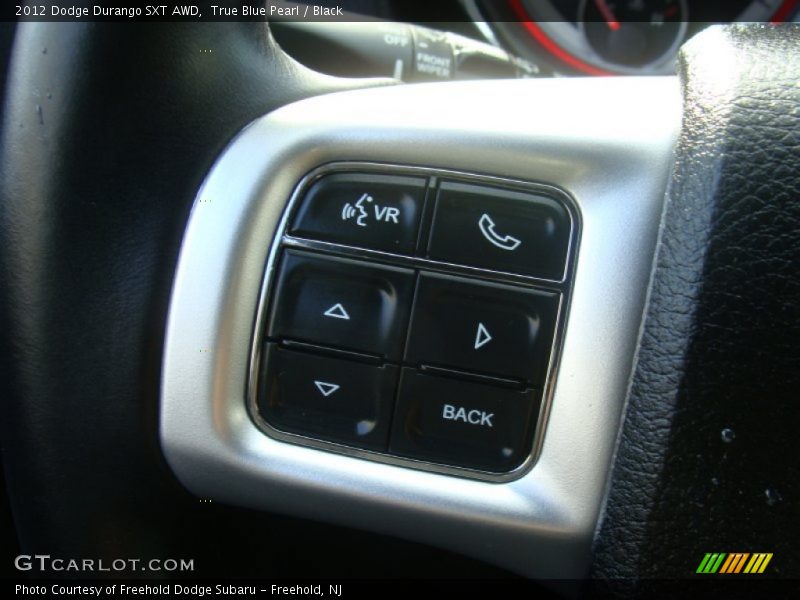 True Blue Pearl / Black 2012 Dodge Durango SXT AWD