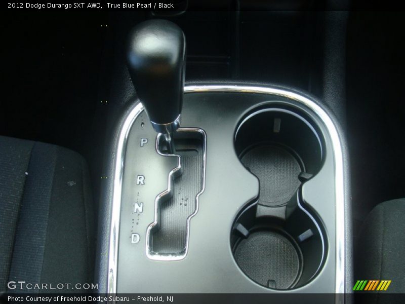True Blue Pearl / Black 2012 Dodge Durango SXT AWD