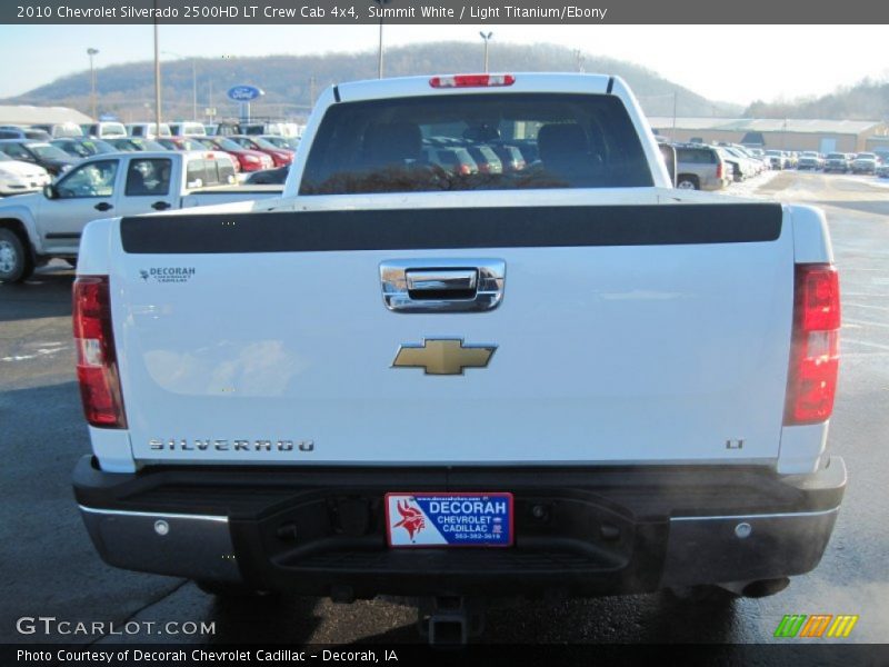 Summit White / Light Titanium/Ebony 2010 Chevrolet Silverado 2500HD LT Crew Cab 4x4