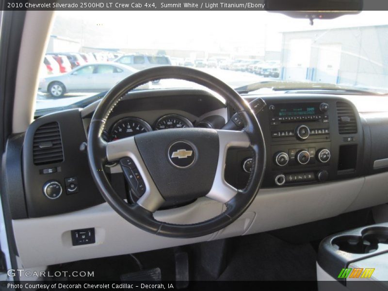 Summit White / Light Titanium/Ebony 2010 Chevrolet Silverado 2500HD LT Crew Cab 4x4