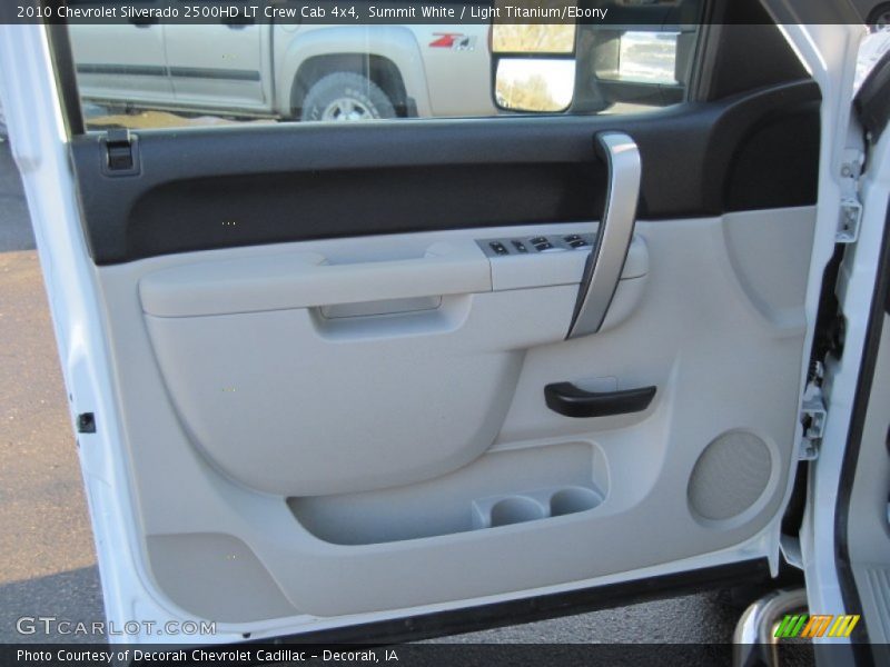 Summit White / Light Titanium/Ebony 2010 Chevrolet Silverado 2500HD LT Crew Cab 4x4