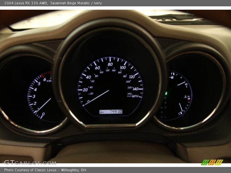 Savannah Beige Metallic / Ivory 2004 Lexus RX 330 AWD