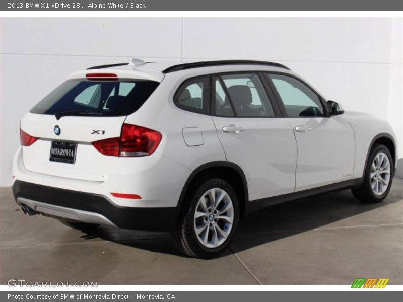 Alpine White / Black 2013 BMW X1 xDrive 28i