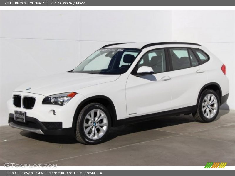 Alpine White / Black 2013 BMW X1 xDrive 28i